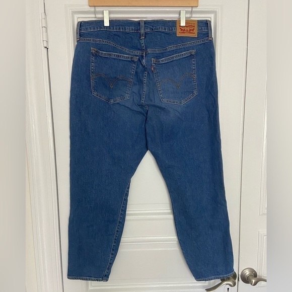 Levi’s Wedgie Skinny Classic High Rise Denim Blue Jeans Button Fly 16 Women’s - Picture 6 of 14